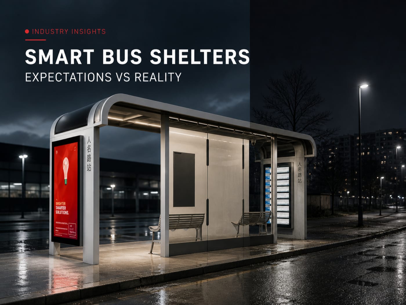 Smart Bus Shelters: What's Marketing and What's Real