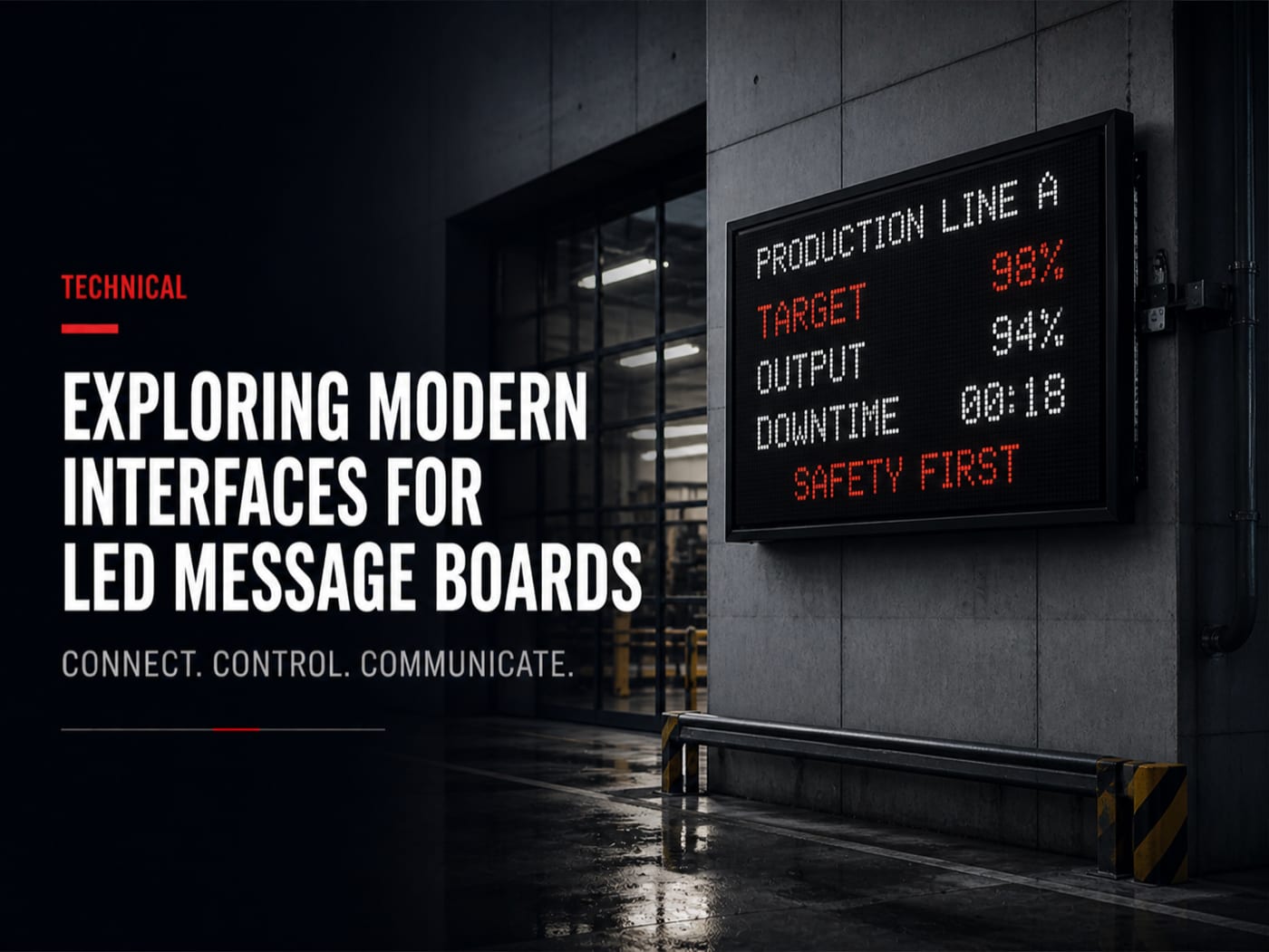 Exploring Modern Interfaces for LED Message Boards