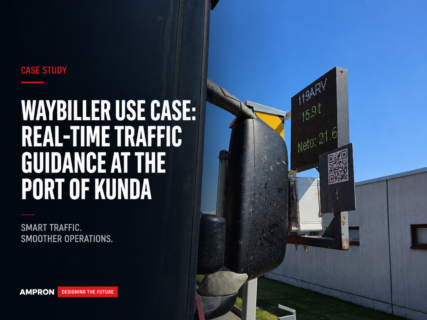 Waybiller Use Case: Real-Time Traffic Guidance at the Port of Kunda