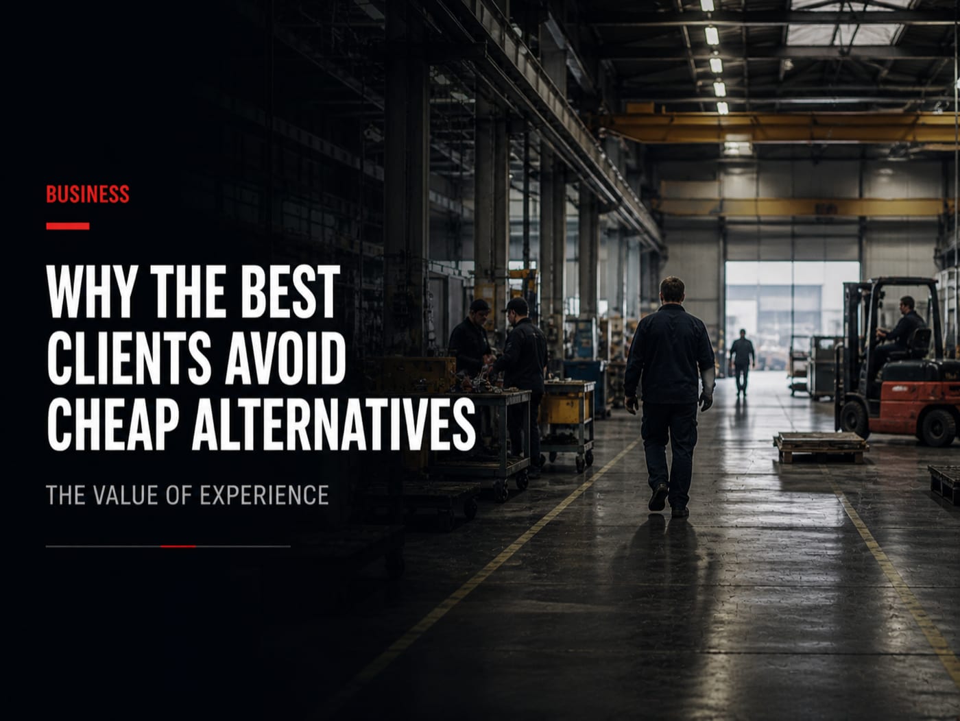 The Value of Experience: Why the Best Clients Have Tried Cheaper Alternatives