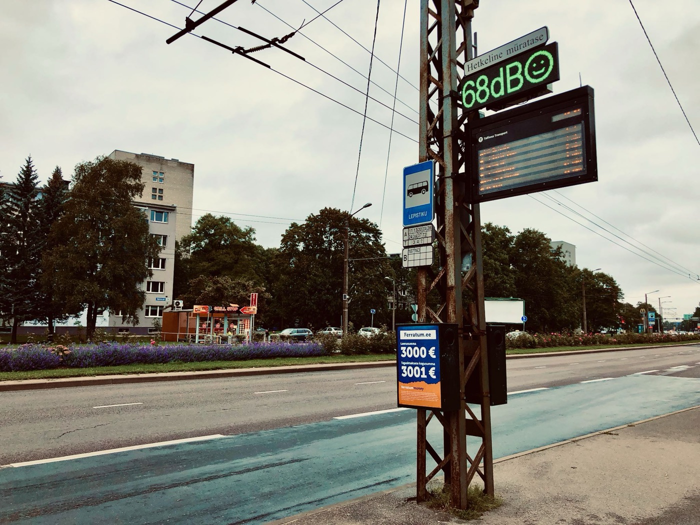 Live Noise Level Visualisation Display in Tallinn
