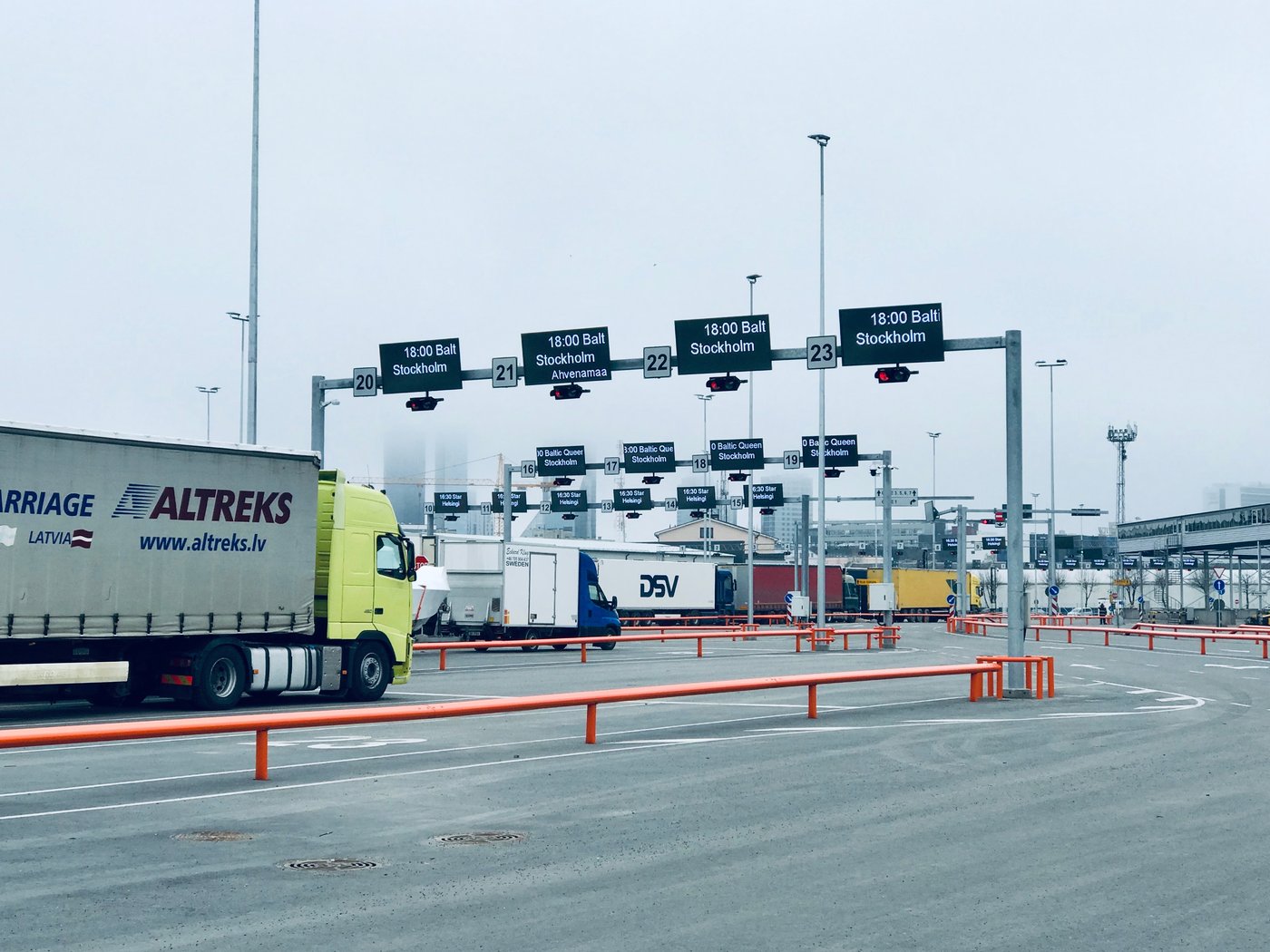 Weight Station Displays at the Port of Sillamäe