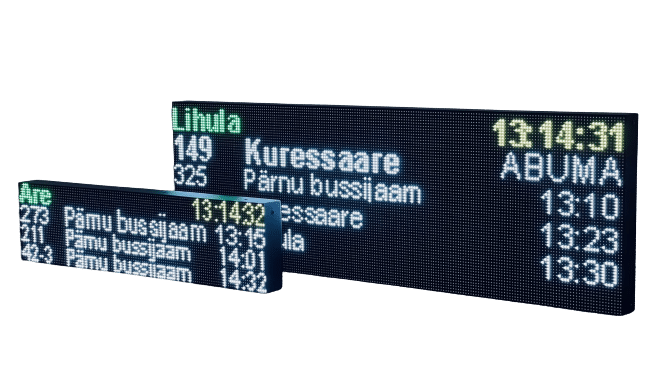 Bus Arrival LED Display — installation photo 2