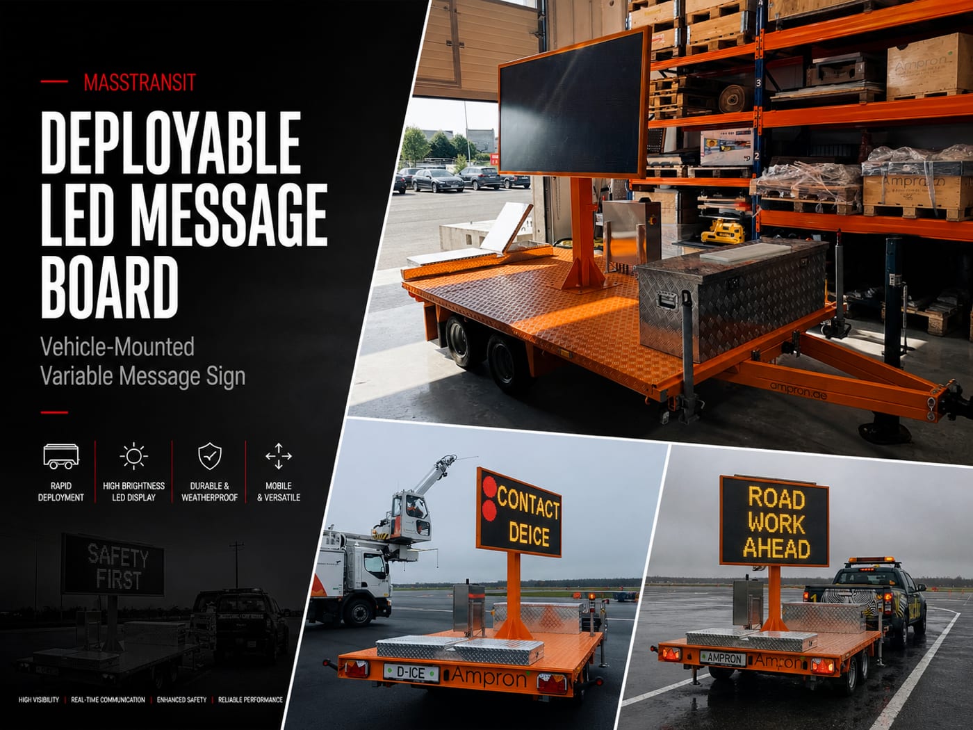 Deployable LED Message Board