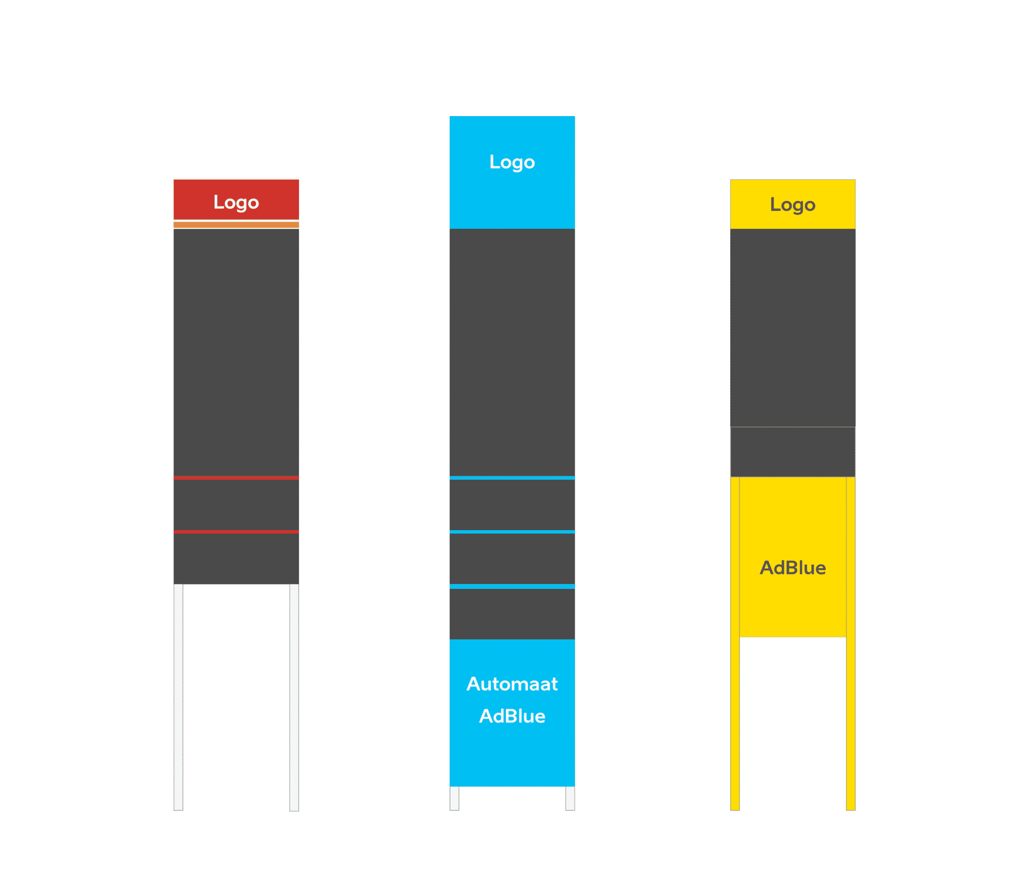 Ampron Fuel Price LED Digital Signage Signs