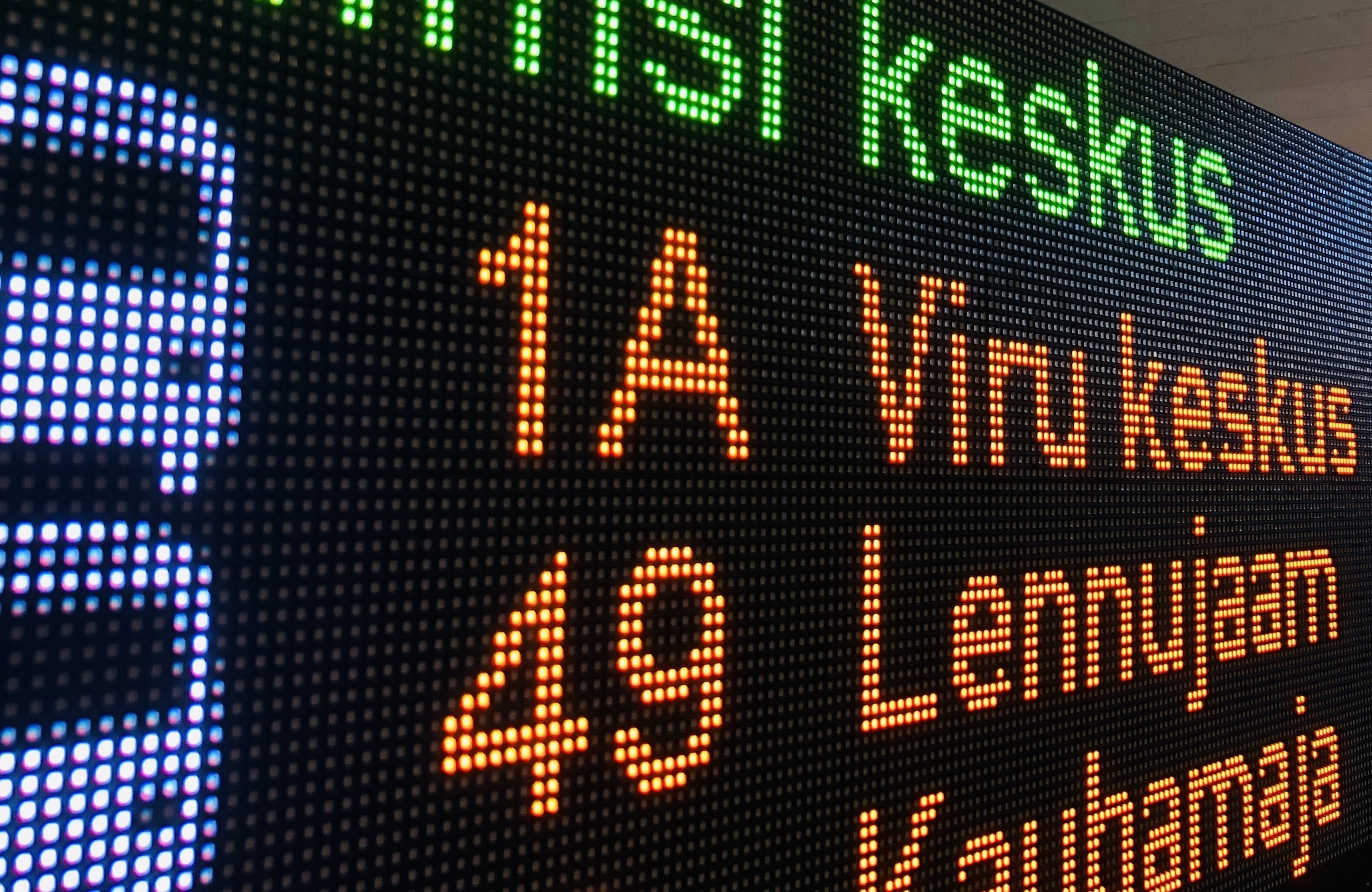 LED message boards for transportation