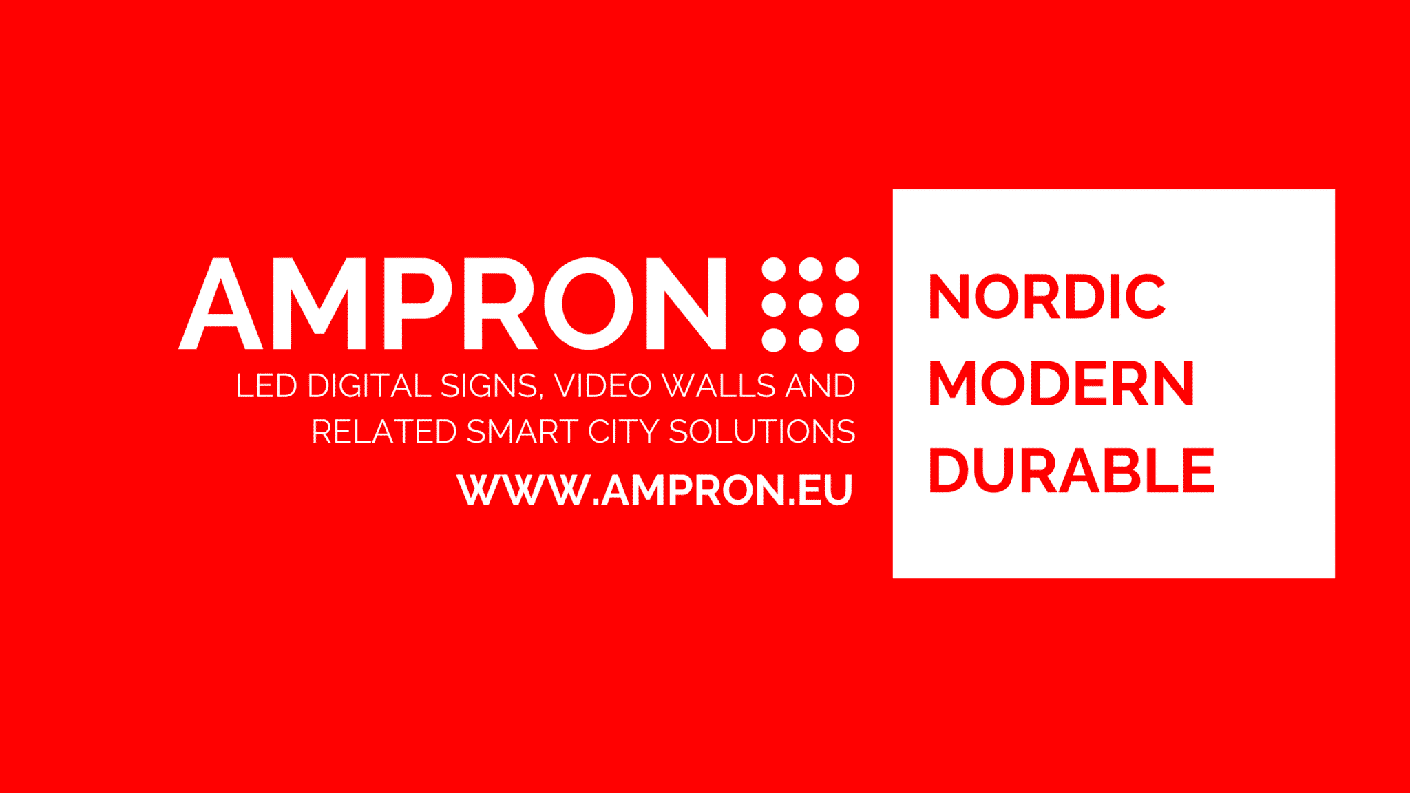 Ampron Digital LED Message Boards​ and Guidance Displays