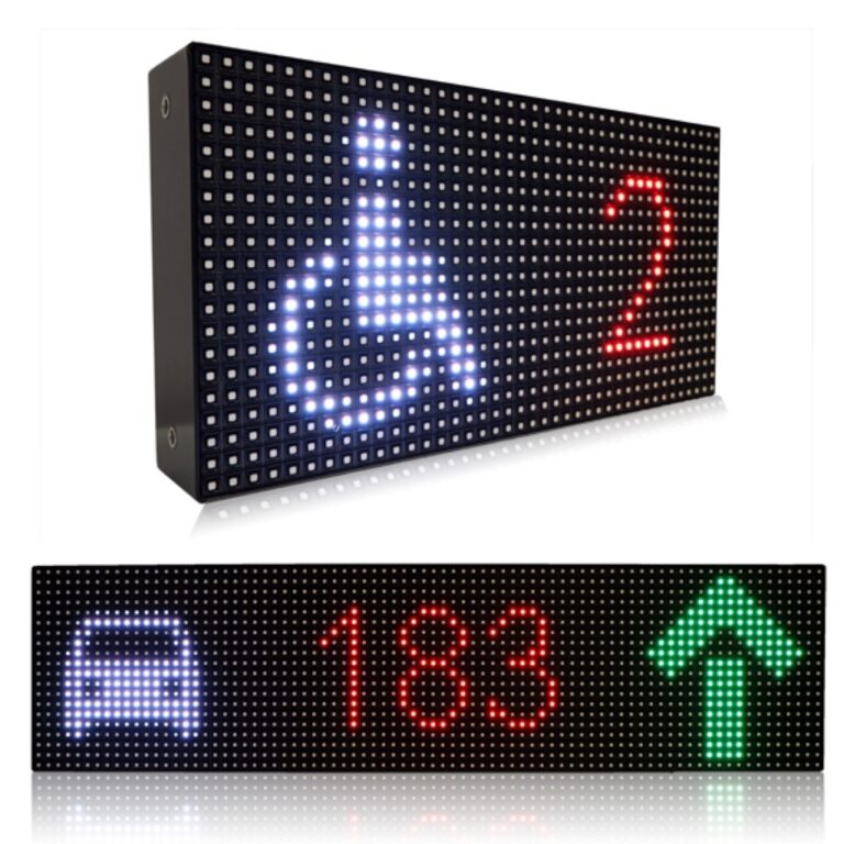 Ampron LED message boards for parking