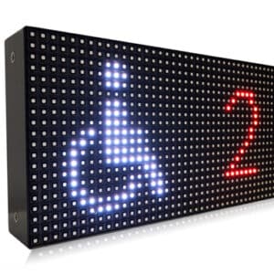 Ampron LED message boards for parking